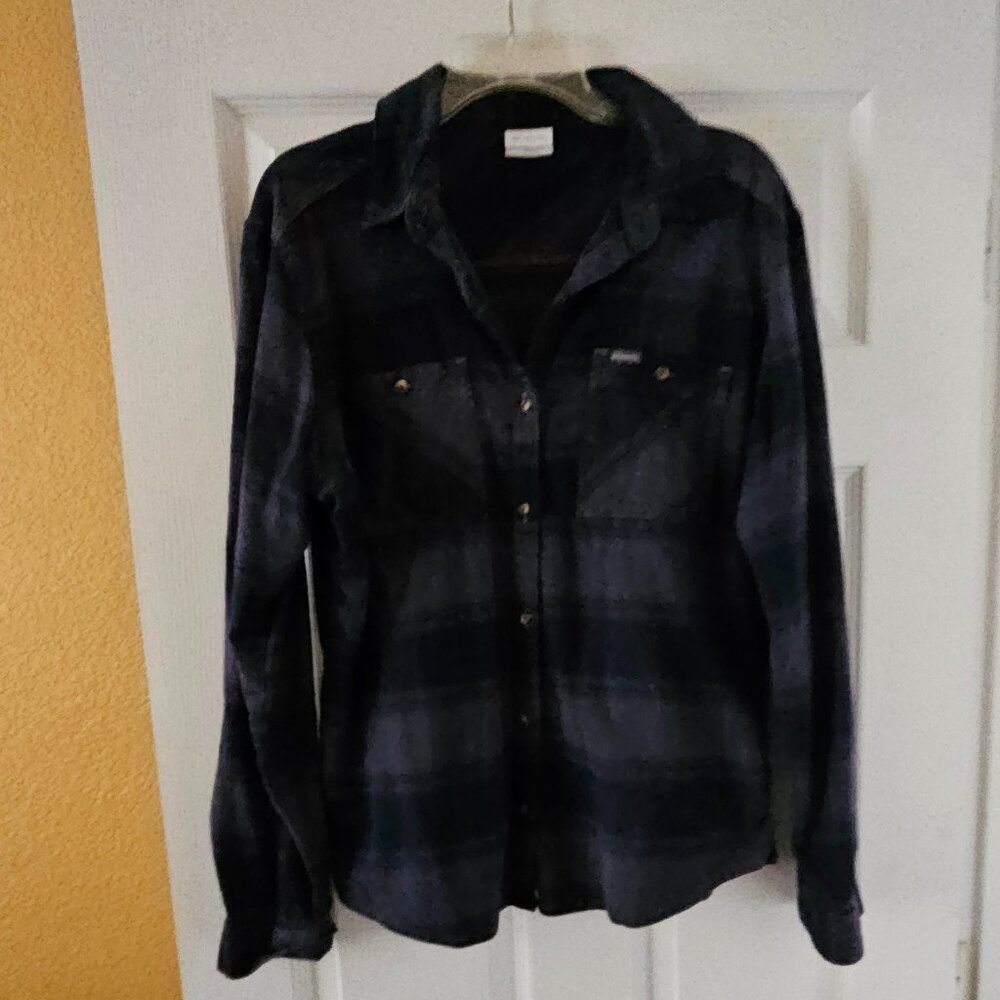 Women's Columbia Flannel Long Sleeve Shirt Size Large